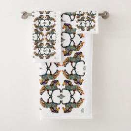 アーポップ・アートのトアイスランドの馬  バスタオルセット