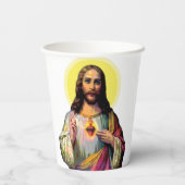 アーポップ・アートのトイエスキリスト 紙コップ (裏面)