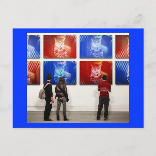 アーポップ・アートのトインジゴ ポストカード (正面)