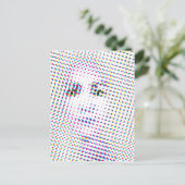 アーポップ・アートのトインスパイアポートレート ポストカード (スタンド正面)