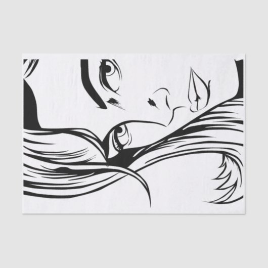 アーポップ・アートのトウーマンティッシュペーパー 薄葉紙 (正面)