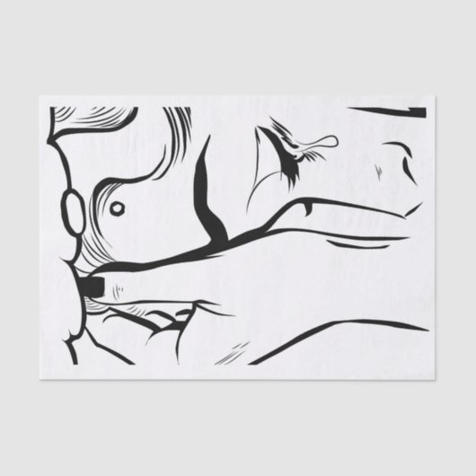 アーポップ・アートのトウーマン泣き叫び 薄葉紙 (正面)