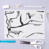 アーポップ・アートのトウーマン泣き叫び 薄葉紙 (クラフト)