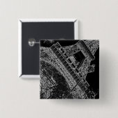 アーポップ・アートのトエッフェルタワーパリ 缶バッジ (正面&裏面)