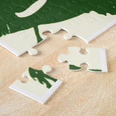 アーポップ・アートのトエレファントレトロイラストレーション ジグソーパズル (側面)