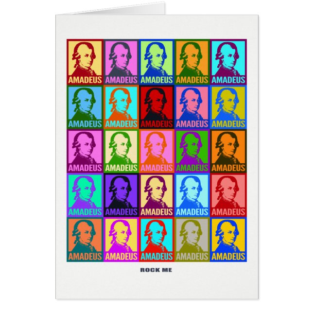 アーポップ・アートのトカラフル・アマデウス | モーツァルト・ロック・ミー (正面)