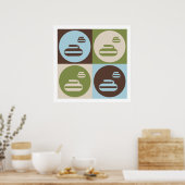 アーポップ・アートのトカーリング ポスター (キッチン)