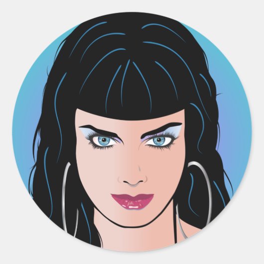 アーポップ・アートのトガール – アリシア ラウンドシール (正面)