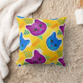 アーポップ・アートのトキャット装飾用クッション クッション (ブランケット)