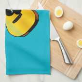 アーポップ・アートのトギター キッチンタオル (四つ折り)