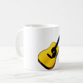アーポップ・アートのトギター コーヒーマグカップ (正面左)