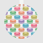 アーポップ・アートのトクッキーカラフルマカロン オーナメント (裏面)