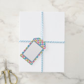 アーポップ・アートのトクッキーカラフルマカロン ギフトタグ (より糸つき)