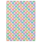 アーポップ・アートのトクッキーカラフルマカロン クリップボード (裏面)