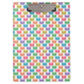 アーポップ・アートのトクッキーカラフルマカロン クリップボード (正面)