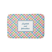 アーポップ・アートのトクッキーカラフルマカロン バスマット (正面)