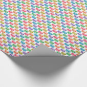 アーポップ・アートのトクッキーカラフルマカロン ラッピングペーパー (角)