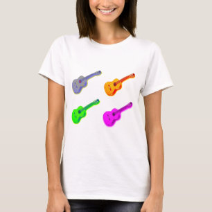 アーポップ・アートのトクラシカルギタ Tシャツ