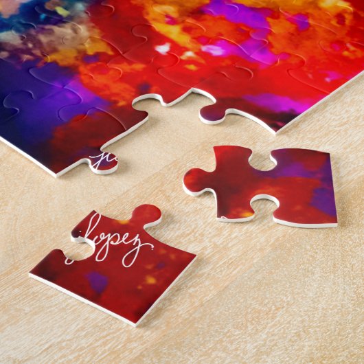 アーポップ・アートのトグラム大パズル(挑戦) ジグソーパズル (側面)