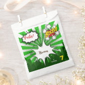 アーポップ・アートのトグリーン漫画誕生日 フェイバーバッグ (クリップ留めされた状態)