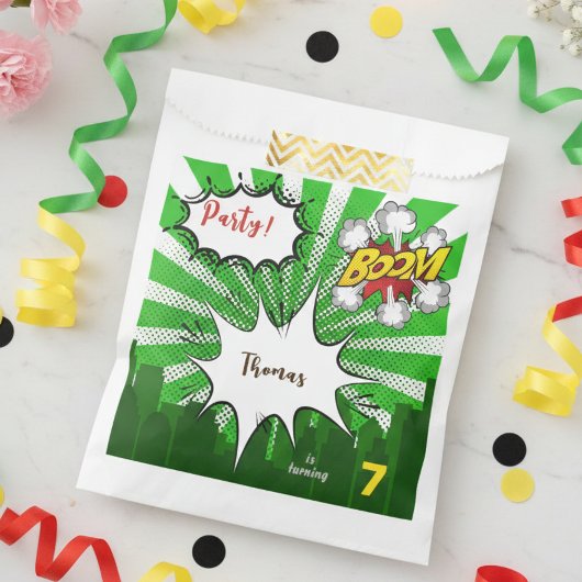 アーポップ・アートのトグリーン漫画誕生日 フェイバーバッグ