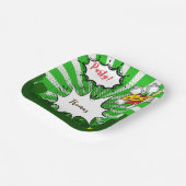 アーポップ・アートのトグリーン漫画誕生日 ペーパープレート (傾斜あり)