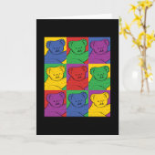 アーポップ・アートのトコアラ カード (黄色い花)