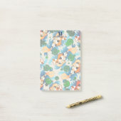 アーポップ・アートのトコイ魚 ポストイット (デスク上)