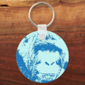 アーポップ・アートのトゴリラ顔 キーホルダー (正面)