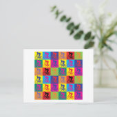 アーポップ・アートのトサイクリング ポストカード (スタンド正面)