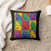 アーポップ・アートのトシャーク クッション (ブランケット)