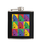 アーポップ・アートのトシャーク フラスク (正面)