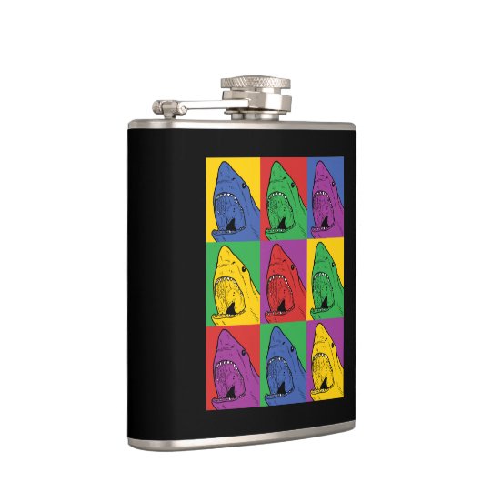 アーポップ・アートのトシャーク フラスク (右)