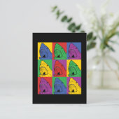 アーポップ・アートのトシャーク ポストカード (スタンド正面)