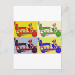 アーポップ・アートのトスクーター ポストカード