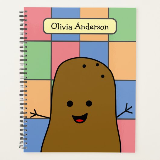 アーポップ・アートのトスタイルポテトカスタム プランナー手帳 (正面)