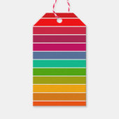 アーポップ・アートのトストライプ ギフトタグ (正面)
