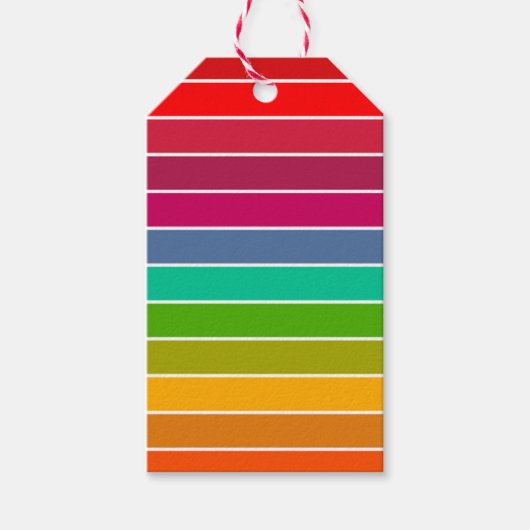 アーポップ・アートのトストライプ ギフトタグ (正面)