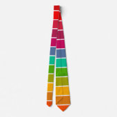 アーポップ・アートのトストライプ ネクタイ (裏面)