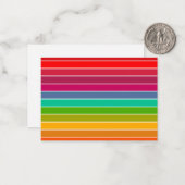 アーポップ・アートのトストライプ ノートカード (正面/裏面インサイチュ)