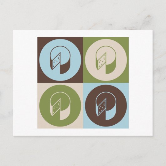 アーポップ・アートのトチーズ ポストカード (正面)