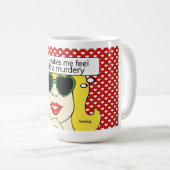 アーポップ・アートのトティーマググ コーヒーマグカップ (正面右)