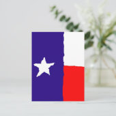 アーポップ・アートのトテキサス州州旗 ポストカード (スタンド正面)
