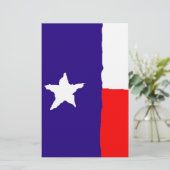 アーポップ・アートのトテキサス州州旗 便箋 (スタンド正面)
