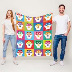アーポップ・アートのトハムスターズフリースブランケット フリースブランケット