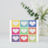 アーポップ・アートのトハートオーナメント ポストカード (スタンド正面)