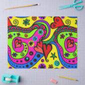 アーポップ・アートのトハートティッシュペーパー 薄葉紙 (クラフト)