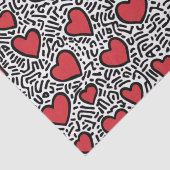 アーポップ・アートのトハートパターン 薄葉紙 (詳細)