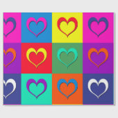 アーポップ・アートのトハート ラッピングペーパー (フラット)