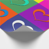 アーポップ・アートのトハート ラッピングペーパー (角)